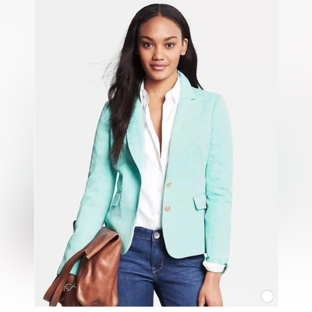 Banana Republic Teal Blazer